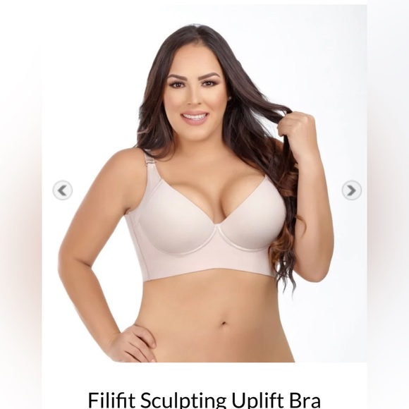 Back smoothing Bra 46 G Pink Nude Longline Bra The TikTok Bra! - Picture 1 of 8